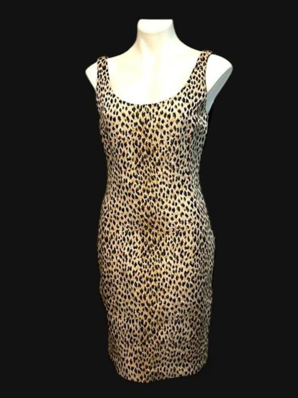 Diane Von Furstenberg ARIANNA caramel pearl black dress